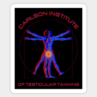 CARLSON INSTITUTE OF TESTICULAR TANNING Sticker